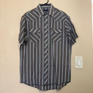 Vintage men's Wrangler western style shirt